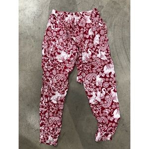 The Elephant Pants red pattern Medium